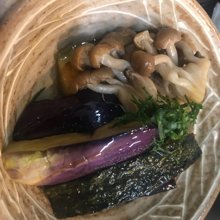 秋野菜たっぷりの煮浸し